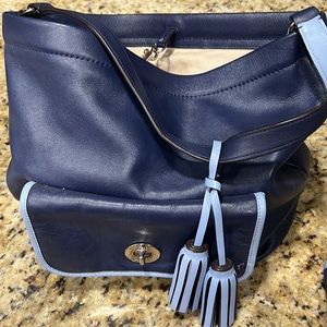 Coach leather bucket bag